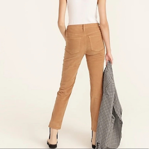 J.Crew Petite vintage straight pant in beige tan khaki corduroy, Size 25 - Picture 4 of 9